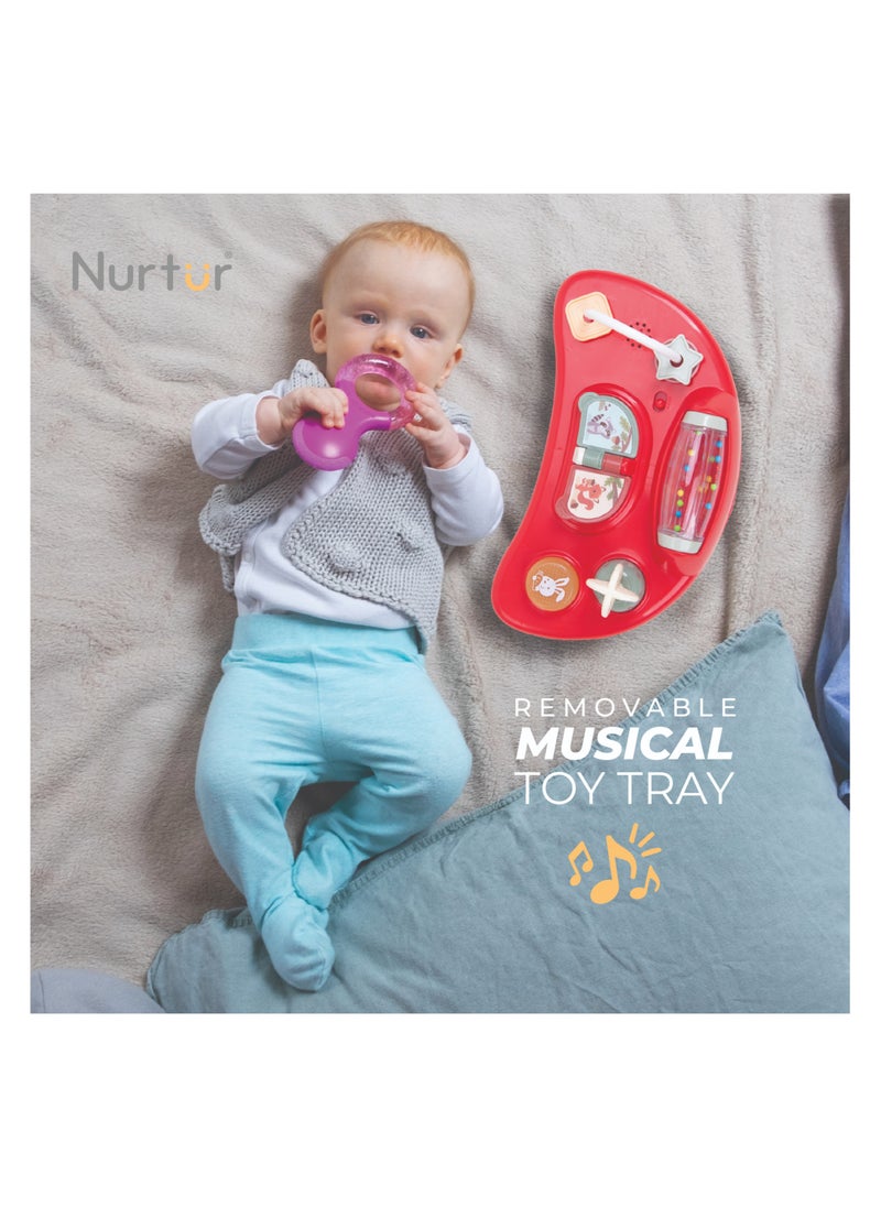 Nurtur 3 In 1 Baby Multi Walker-rocking Function- Music - 3 Height Adjustment, easy fold - Multi