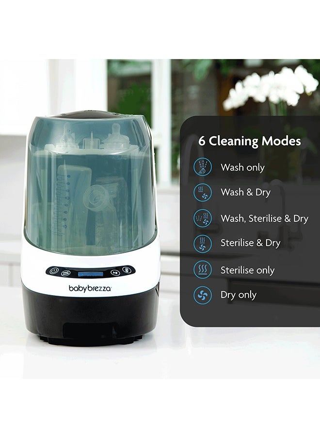 Baby Brezza Bottle Washer Pro - Baby Bottle Washer, Sterilizer + Dryer - All in One Machine Cleans Bottles, Pump Parts, & Sippy Cups - Replaces Hand Washing, Bottle Brushes and Drying Racks