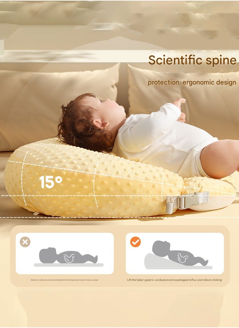 Baby Feeding Pillow Free Hands Multifunctional Slope Pad