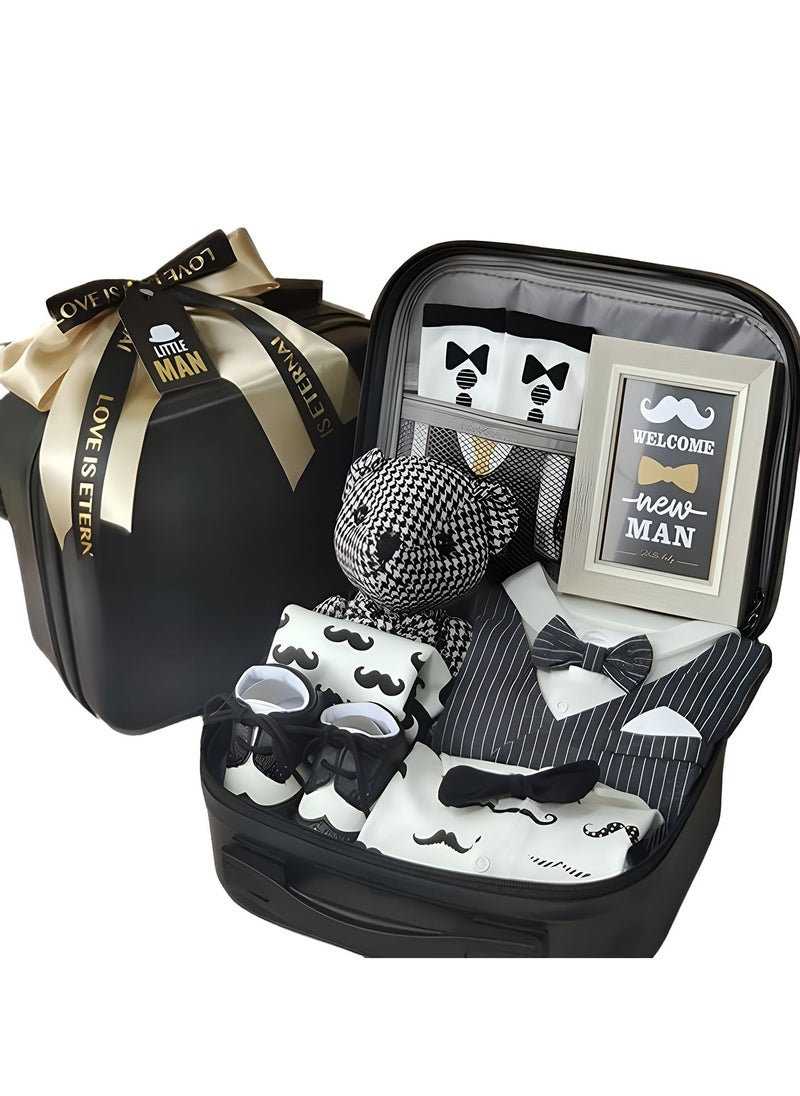 New Born Gift Set Baby Boy with Jumpsuit 9 in 1