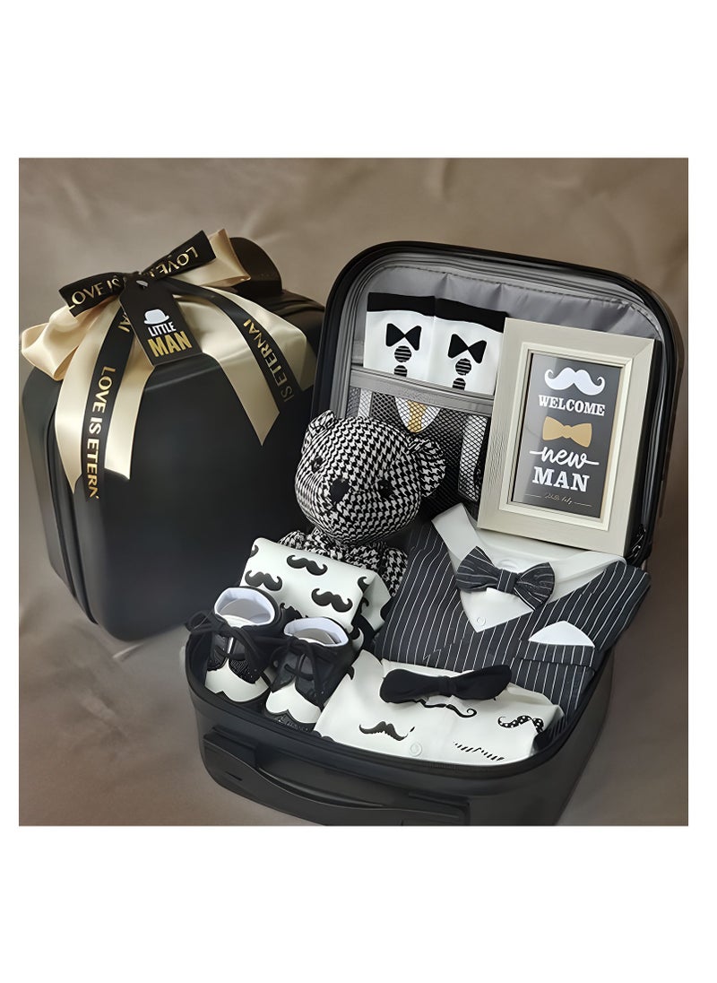 New Born Gift Set Baby Boy with Jumpsuit 9 in 1