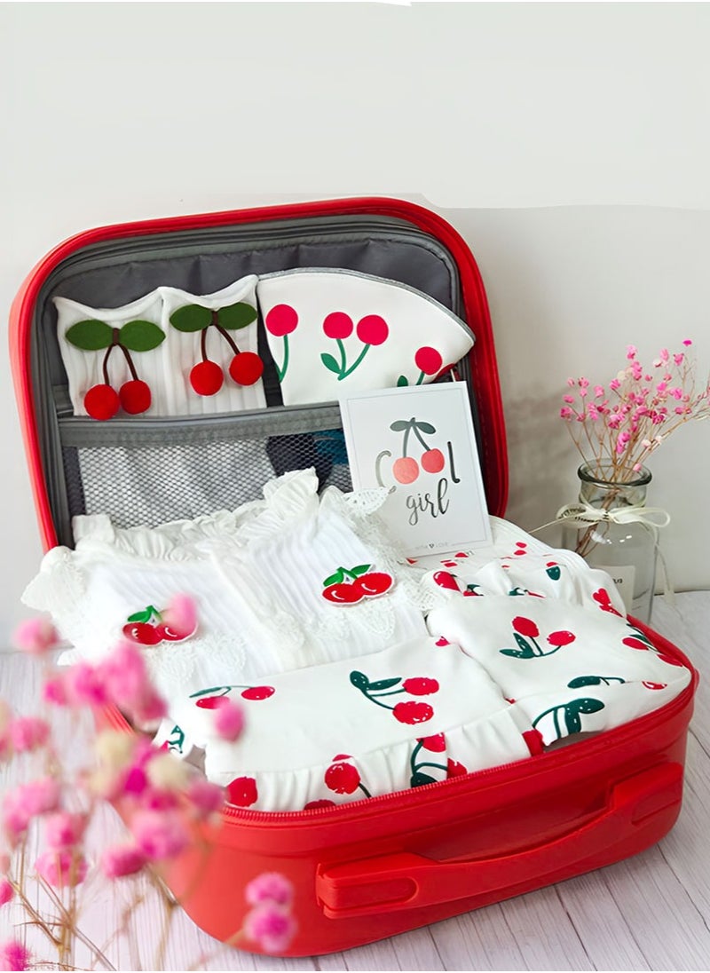 Newborn Baby Gift Set Baby Shower Gift Cherry theme 9 in 1