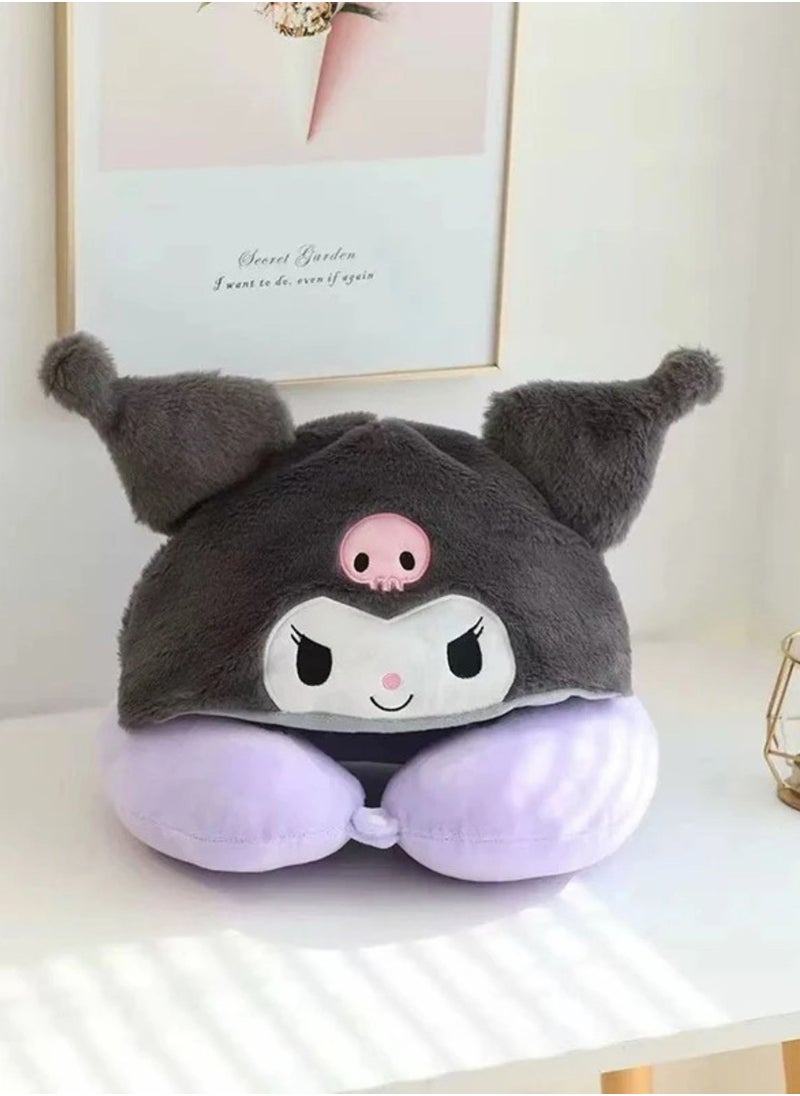 Japan Sanrio Kuromi Neck Pillow