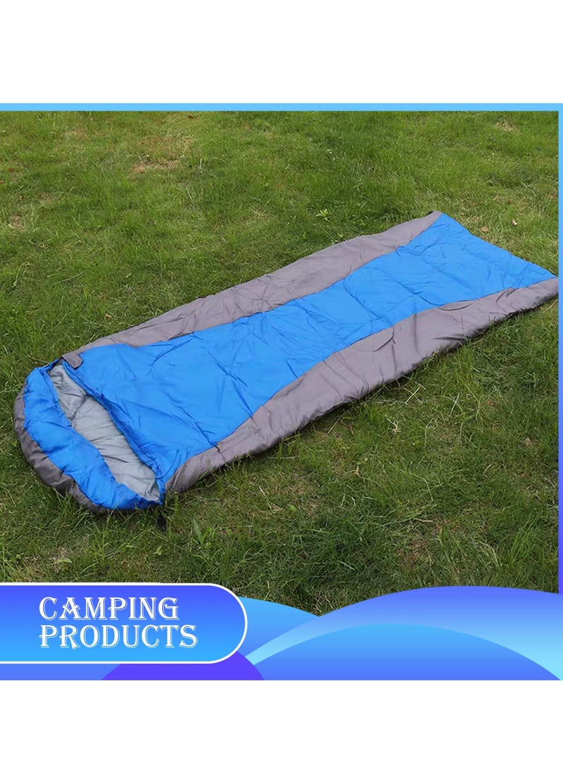 Hooded Envelope Sleeping Bag for Outdoor Camping