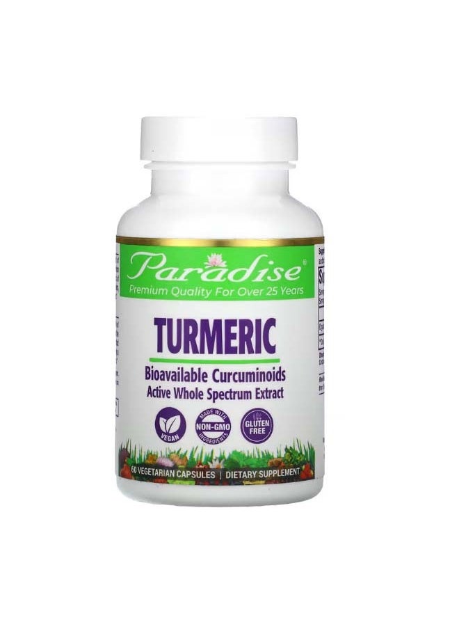 Turmeric 250 mg 60 Vegetarian Capsules