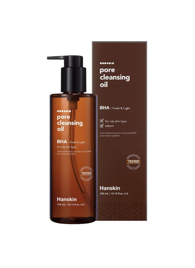 Hanskin Pore Cleansing Oil BHA Fresh & Light 300ml