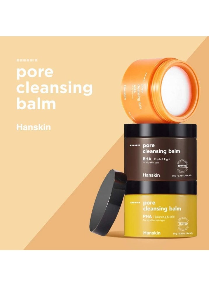 Hanskin Pore Cleansing Balm AHA Rich & Moist 80g