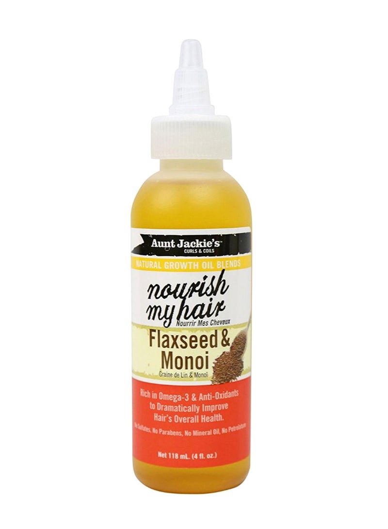 Nourish My Hair Flaxseed And Monoi Oil 118ml