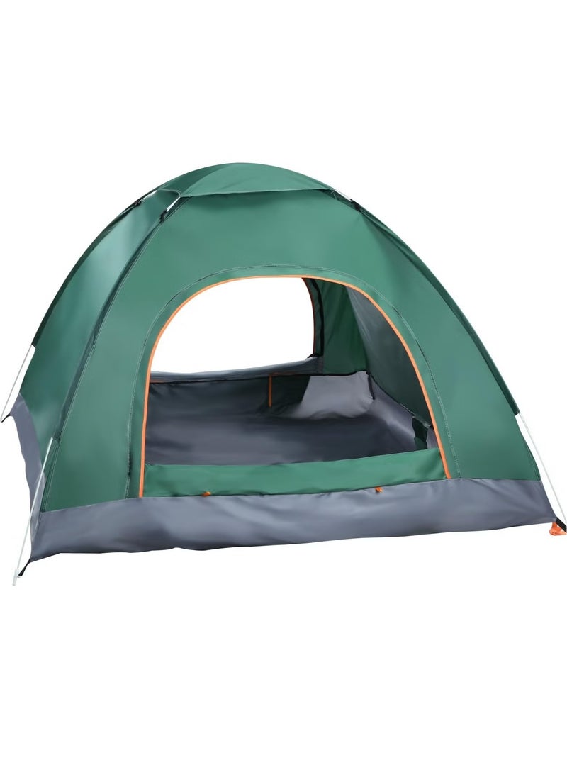 Automatic Pop-Up Instant Camping Tent | Lightweight 4-Person Tent with UV Protection | 200x200x135cm Compact Travel Tent