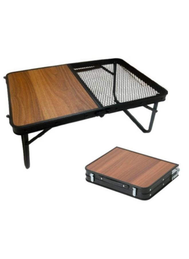 Portable Folding Camping Table Lightweight 60*40cm Outdoor Tables Foldable Grill Table for Camp Picnic Beach BBQ Party