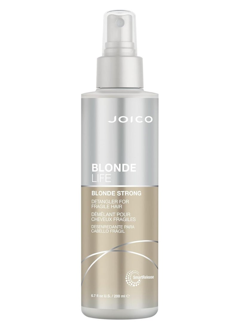 Joico Blonde Life Blonde Strong Conditioning Detangler | For Fragile Blonde Hair | Prevents Split Ends & Breakage | 72 Hour Humidity Protection | 6.7 Fl Oz