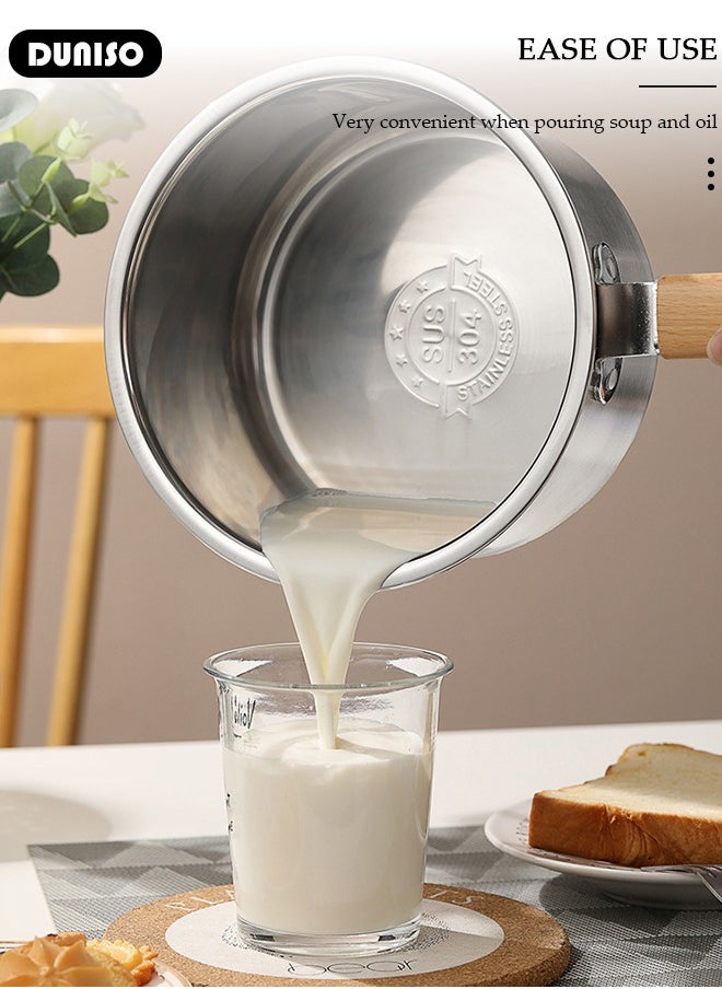 Deep Fryer Pot with Fry Basket, Stainless Steel Oil Strainer Pot, Food Cooking Pot With Lid, Deep Fry Pan with Easy Grip Handle for Home Use, Stovetop Fryer with Basket for French Fries, Chicken Wings
