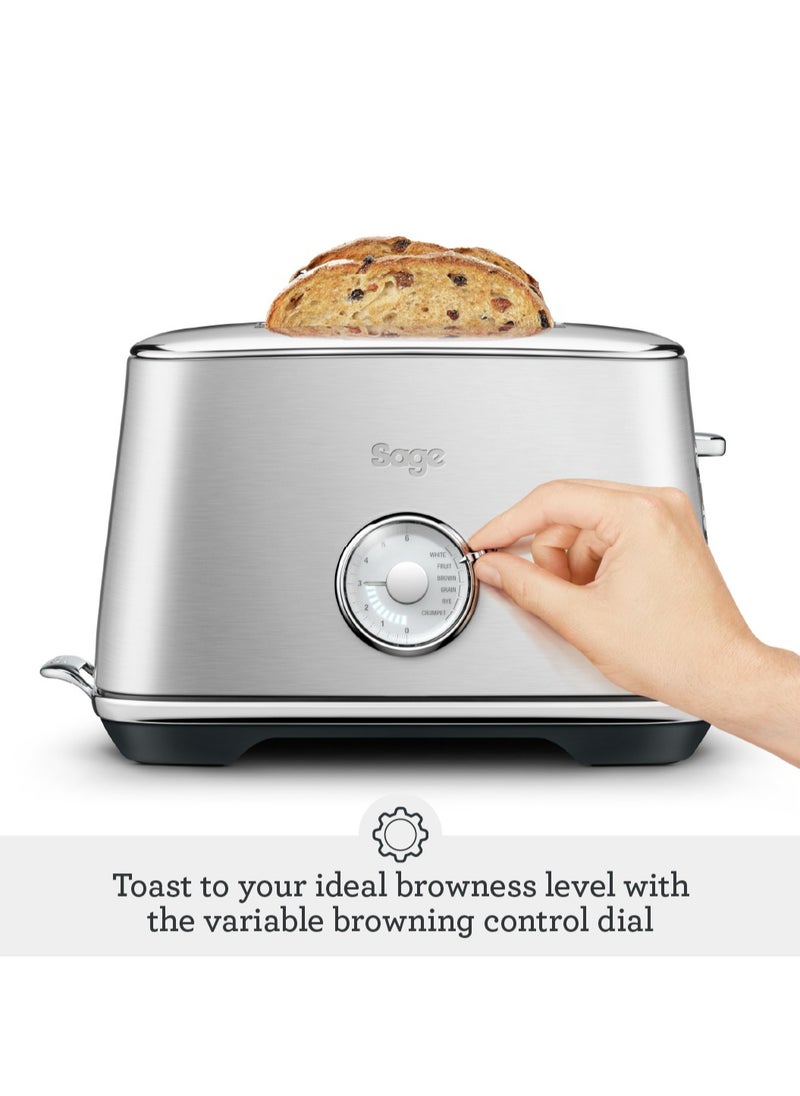 Toast Select Luxe 2-Slice Toaster with LED Countdown Indicator, Brushed Stailnless Steel - UAE Version, 2 Year Warranty