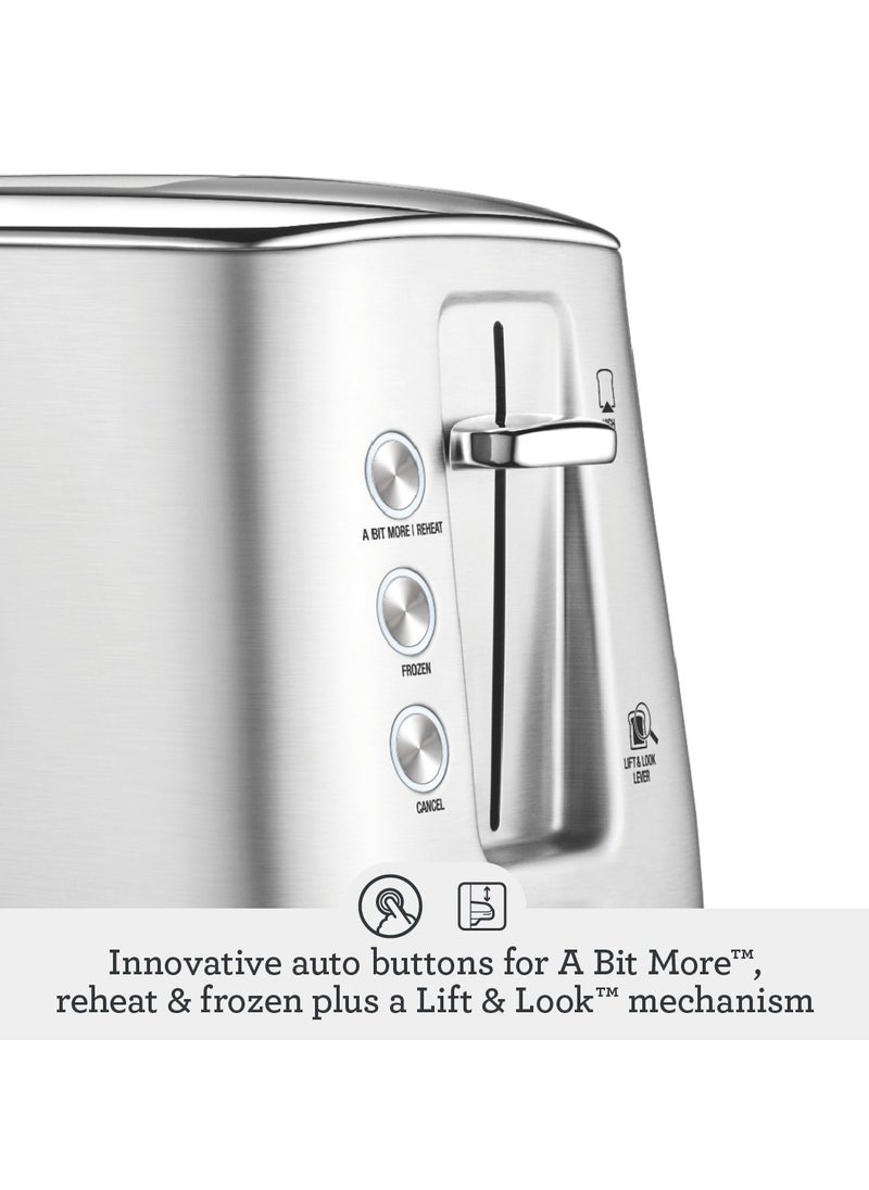 Toast Select Luxe 2-Slice Toaster with LED Countdown Indicator, Brushed Stailnless Steel - UAE Version, 2 Year Warranty