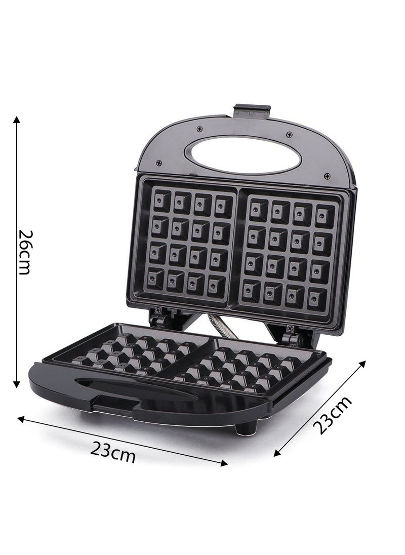 Household double-sided heating waffle maker, multifunctional electric breakfast machine