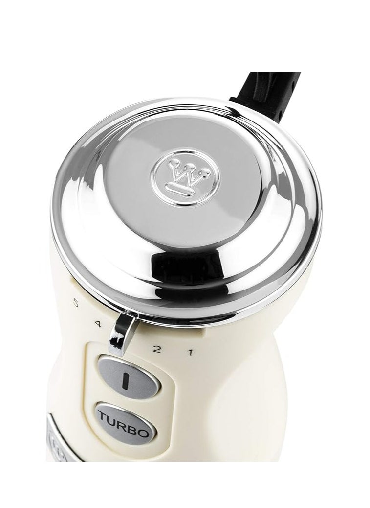 Retro Series Hand Blender - White | Sleek and Durable Blender for Smooth Blending