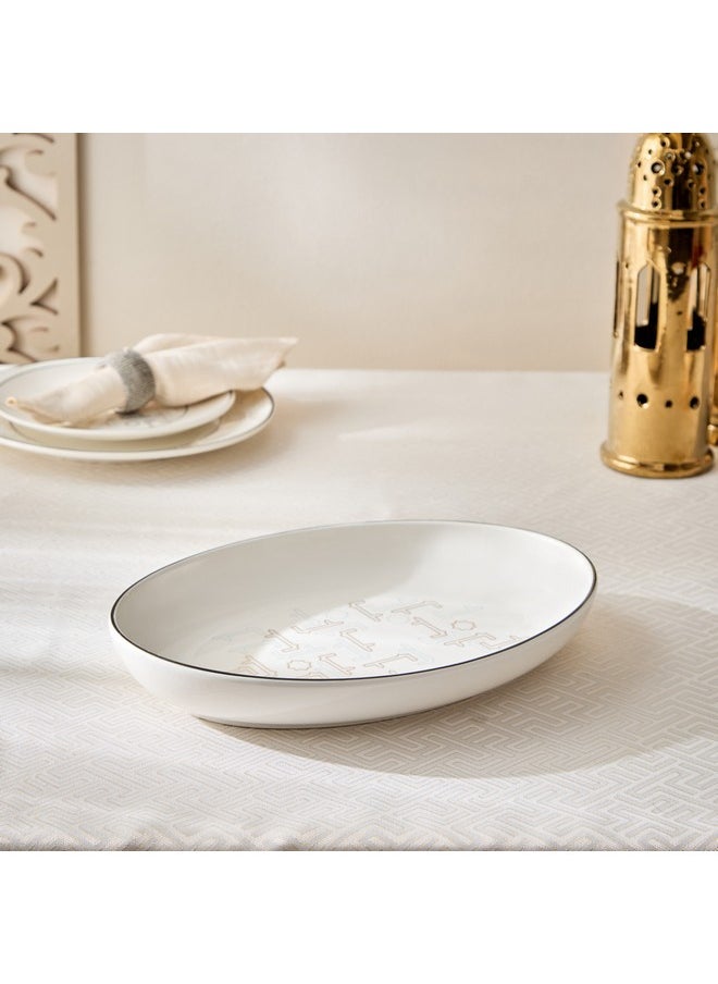 Skyline Mirage Oval Platter 35 X 5 X 24.7 Cm