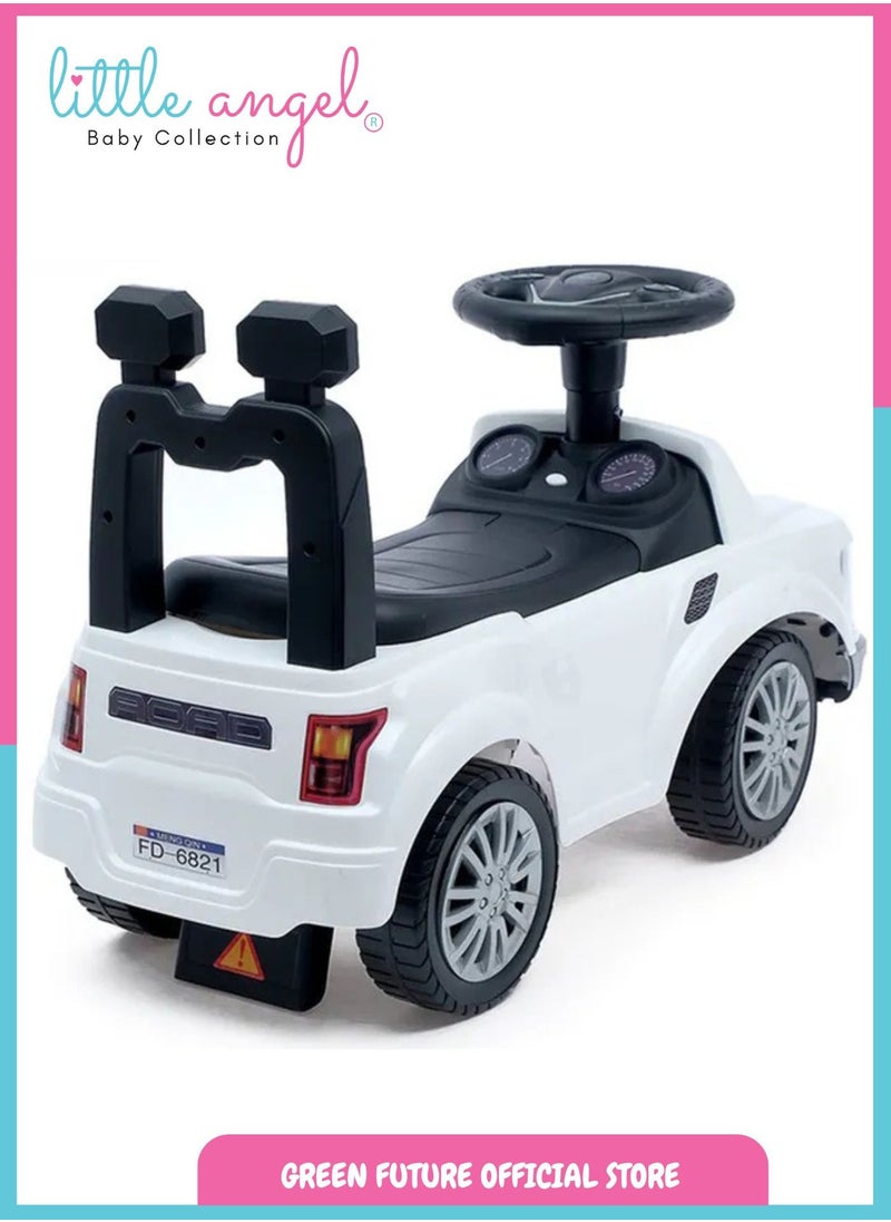 Kids Push Ride On Truck Car Toy with Steering Wheel, Backrest, Durable Design, and Fun for Toddlers Indoor and Outdoor Play