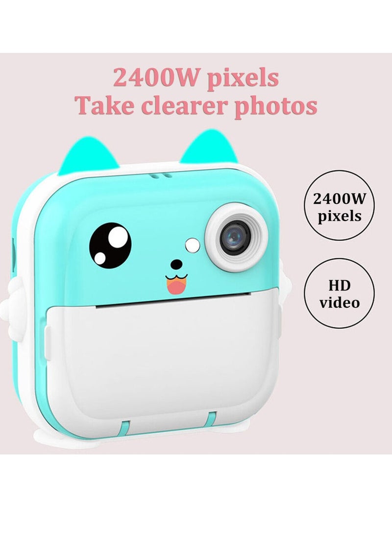 Instant Print Camera Printing Photo Kids Digital Camera