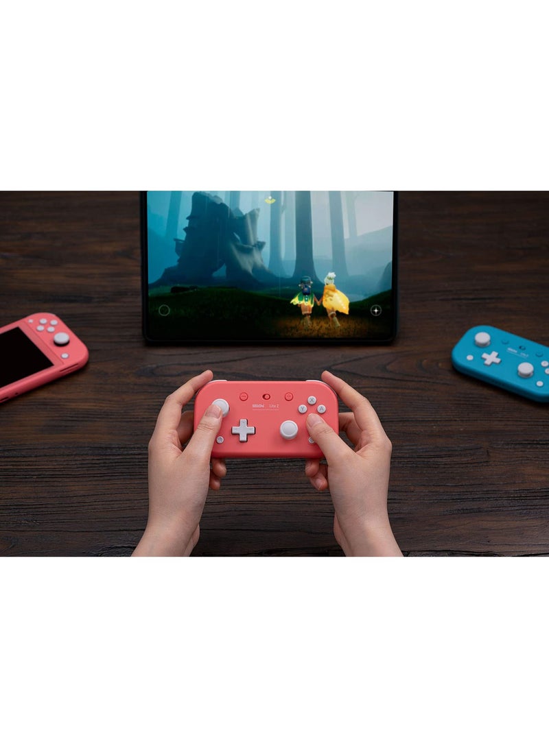 Lite 2 Bluetooth Gamepad for Switch, Switch Lite, Android and Raspberry Pink