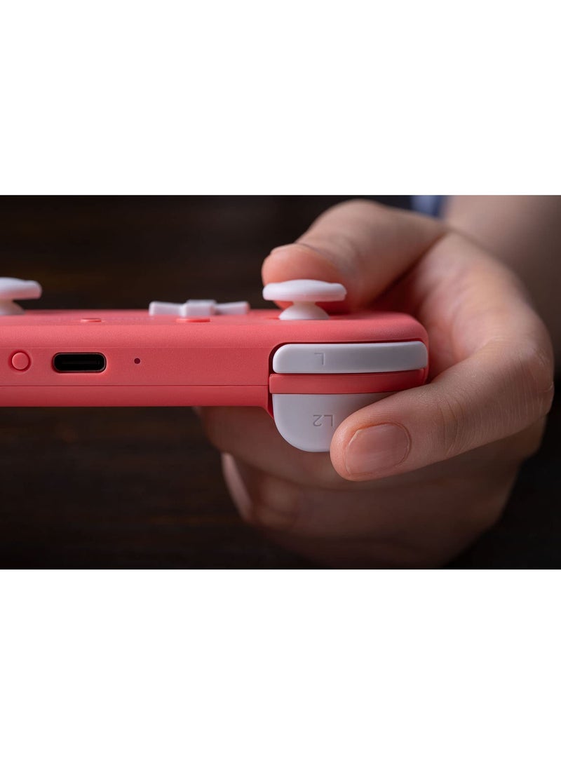 Lite 2 Bluetooth Gamepad for Switch, Switch Lite, Android and Raspberry Pink