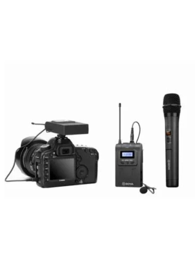 BY-WM8 PRO-K4 UHF DUAL-CHANNEL WIRELESS MICROPHONE SYSTEM