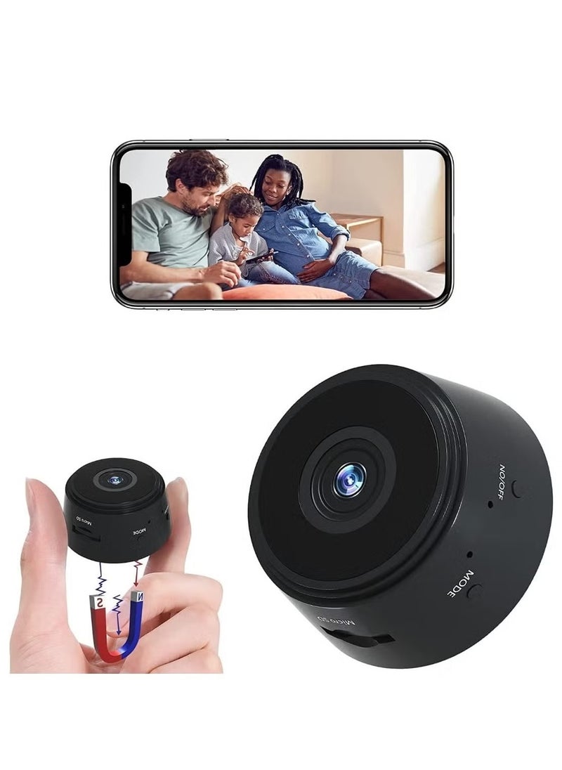 A9 Wi-Fi Mini Monitoring Surveillance Camera | 1080P HD Security Night Clear Vision | Hidden Recording Voice Camera | Suitable for Car, Home, Office, Warehouse, Shop, Indoor & Outdoor Security Safety