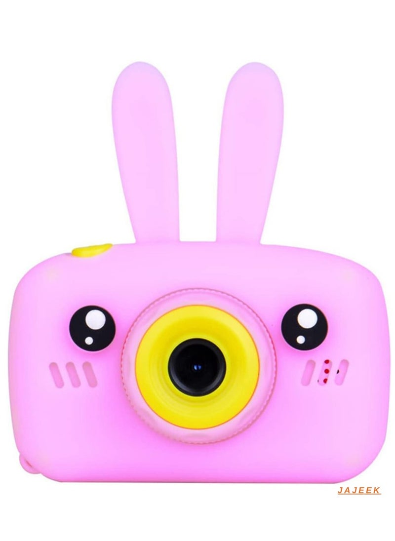 Kids Camera – HD Video Camcorder for Boys & Girls, 2.0 Inch Screen, Rechargeable, Perfect for Children Ages 3-10, Ideal Birthday and Christmas Gift (White 16GB / Pink 8GB)