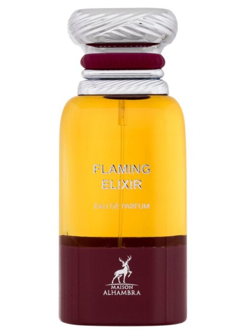 Maison Alhambra Flaming Elixir Eau De Parfum for Unisex, 80ml