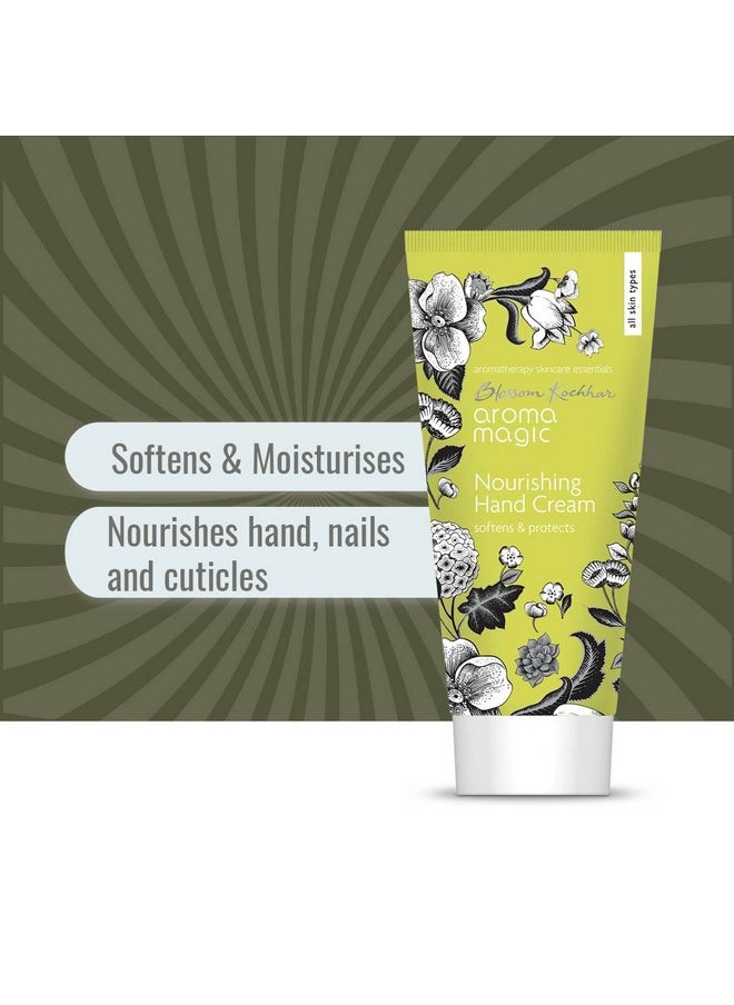 Aroma Magic Nourishing Hand Cream with Shea Butter | 1.76 Oz (50g) | Softens Dry & Aging Hands | Hydrating Moisturizer for Nails & Cuticles | Non Greasy Lotion