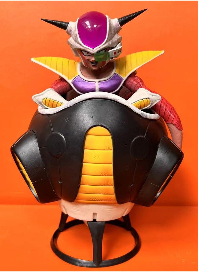 Dragon Ball Frieza Action Figure Decorative Resin Sculpture Home Decor Statue, Art Figurine Home Ornament Decoration for Office, Living Room, Bedroom, Book Shelf, TV Cabinet, Desktop