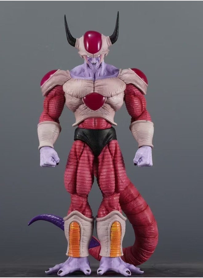 Dragon Ball Second State Frieza Action Figure Decorative Resin Sculpture Home Decor Statue, Art Figurine Home Ornament Decoration for Office, Living Room, Bedroom, Book Shelf, TV Cabinet, Desktop