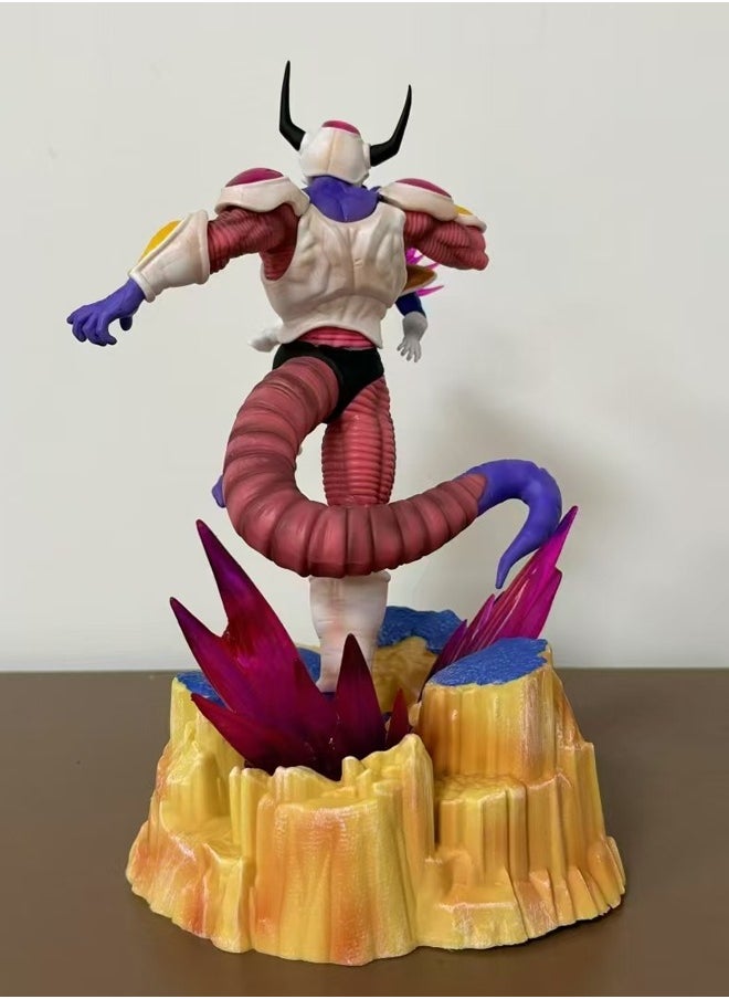 Dragon Ball Frieza VS Gohan Action Figure Decorative Resin Sculpture Home Decor Statue, Art Figurine Home Ornament Decoration for Office, Living Room, Bedroom, Book Shelf, TV Cabinet, Desktop