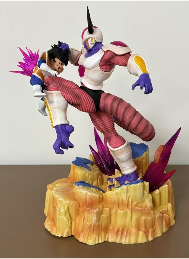 Dragon Ball Frieza VS Gohan Action Figure Decorative Resin Sculpture Home Decor Statue, Art Figurine Home Ornament Decoration for Office, Living Room, Bedroom, Book Shelf, TV Cabinet, Desktop