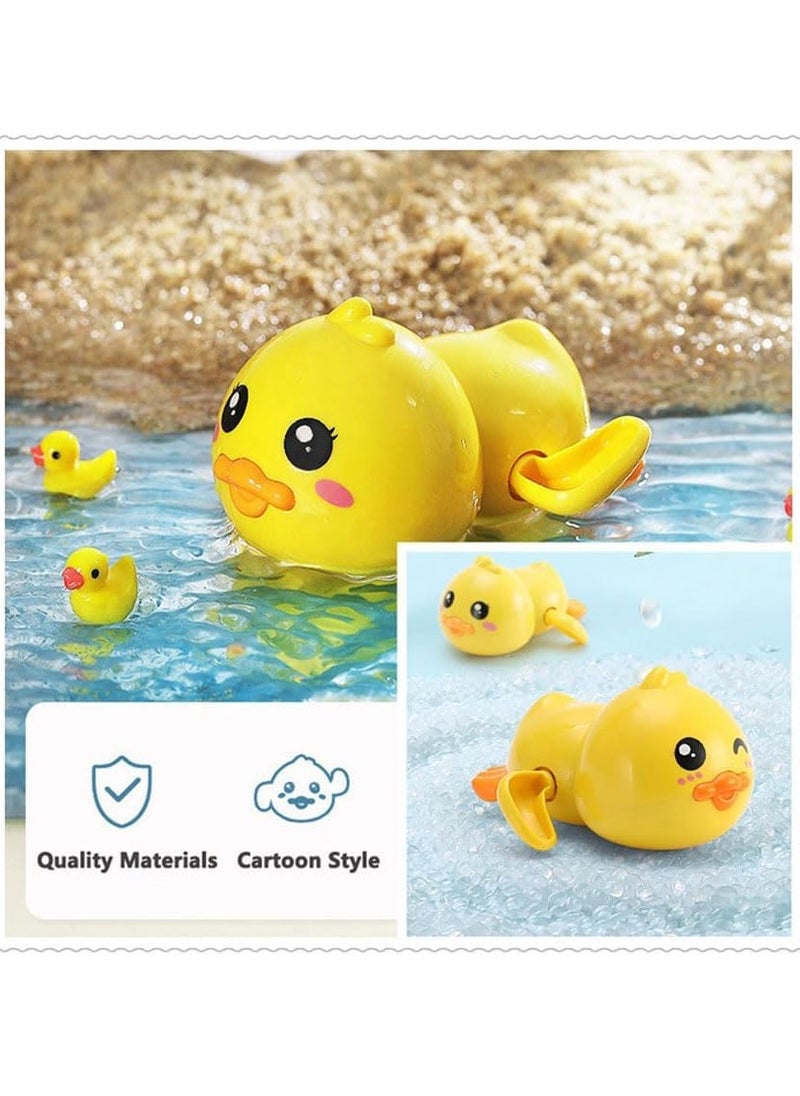 Bath Toy Cute Animal Clockwork Bathtub Swimming Pool Toy Baby Bath Toys for Toddlers 1 to 3 Boys and Girls Water Bath Toy Set 5 Pack