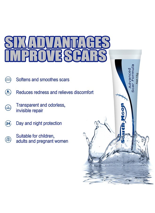 Advanced Scar Formula,Scar Repairing Gel,Wound-protecting scar gel burn wound caesarean section scar skin repair gel 15g