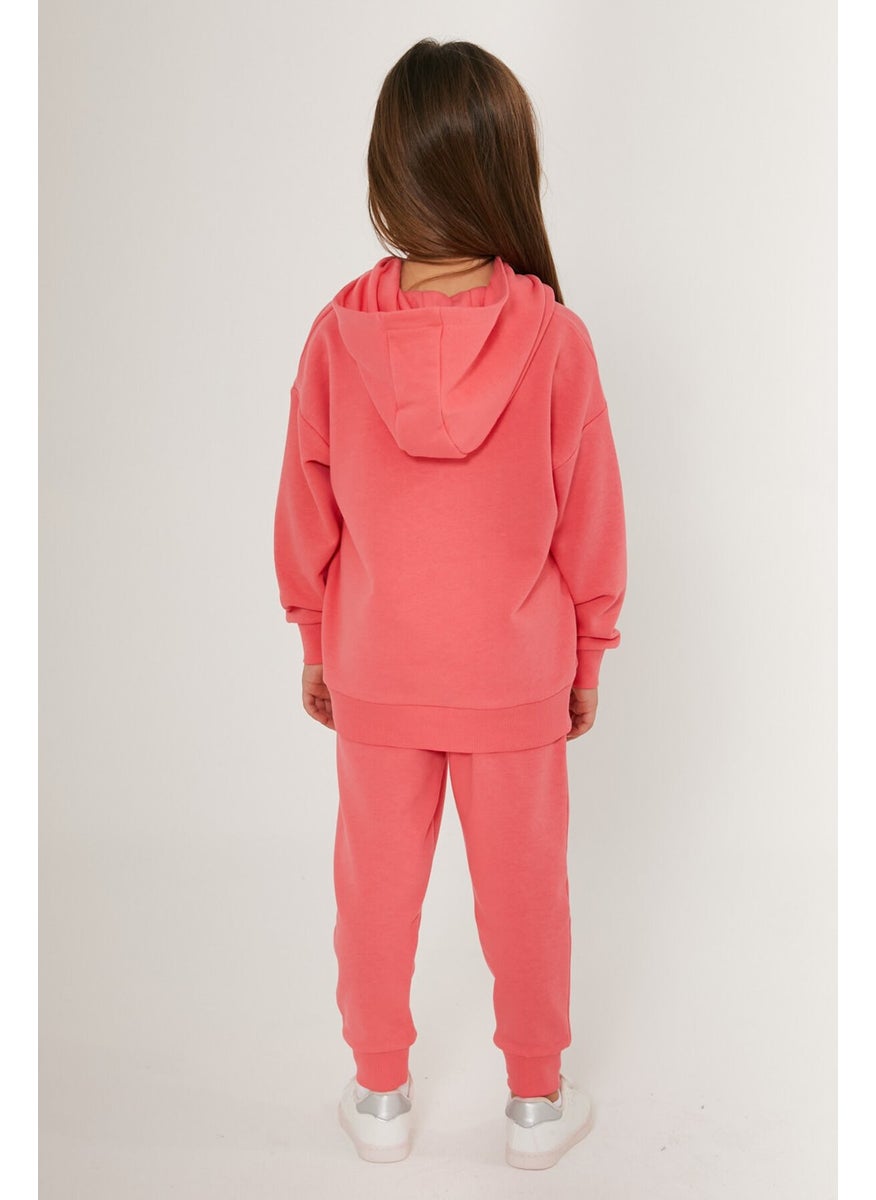 BASE. Polo Assn. Legends Pink Girls' Tracksuit Set