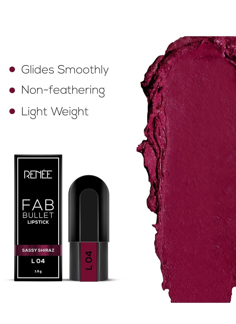 RENEE Lipstick L 04 Sassy Shiraz Matte