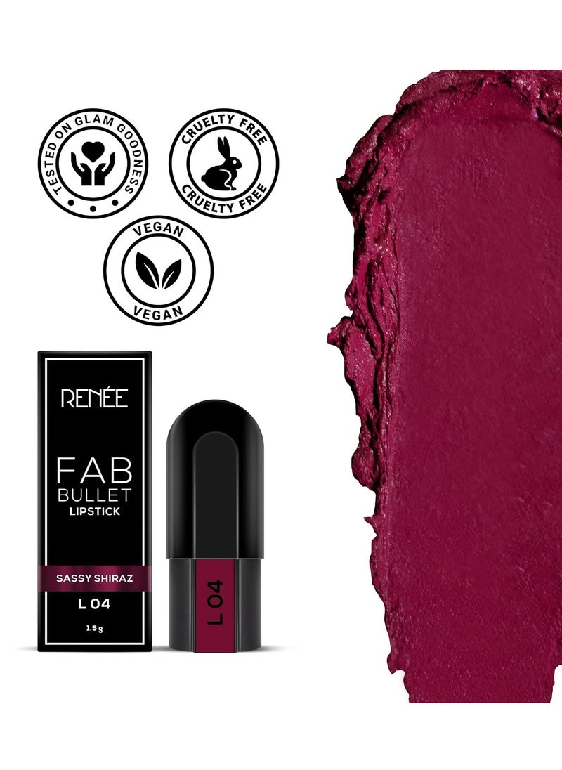 RENEE Lipstick L 04 Sassy Shiraz Matte