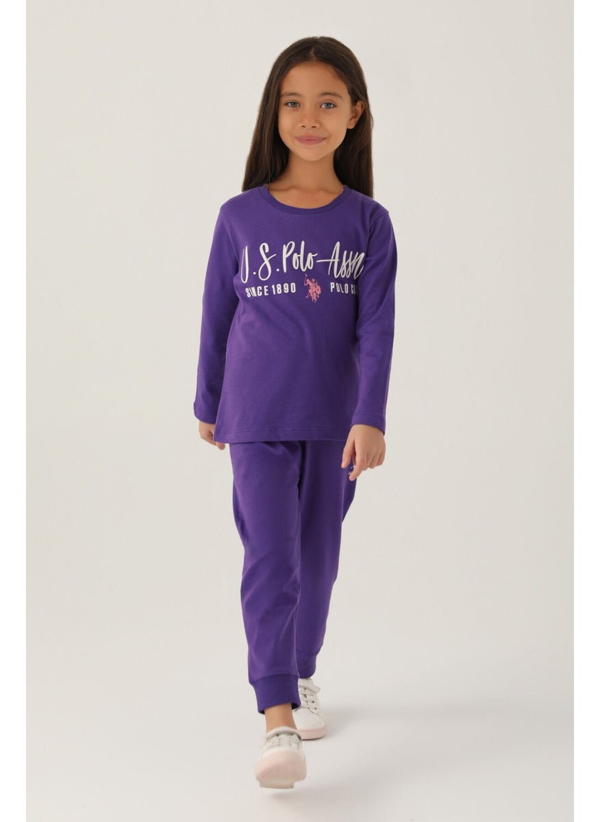 Girls' Two-Piece Set Purple