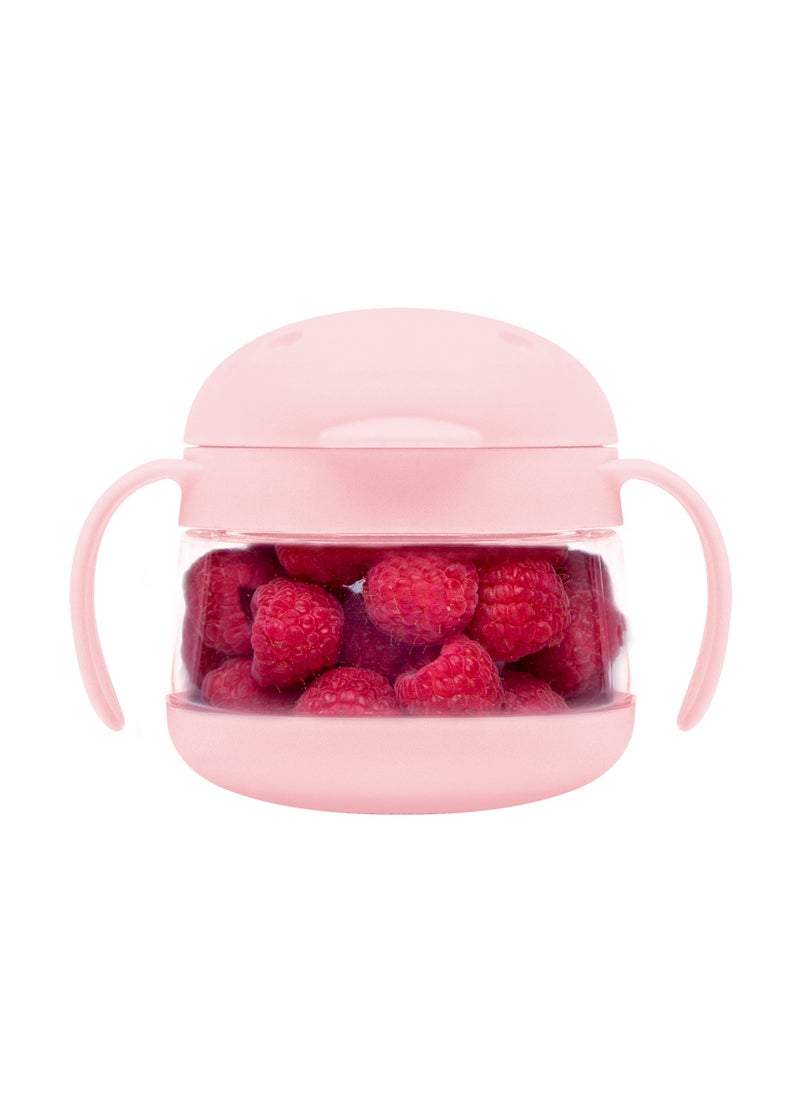 Ubbi - Tweat Snack Container  Blush Pink