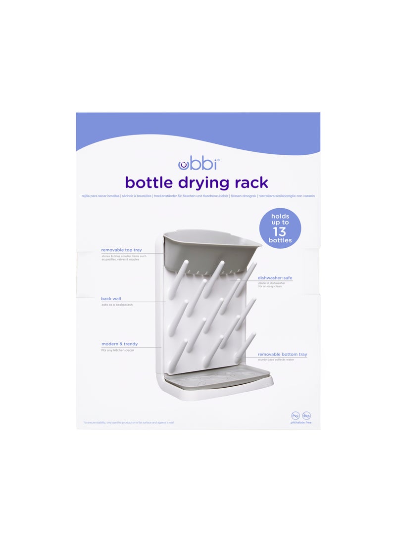 Ubbi - Vertical Bottle Drying Rack Gray