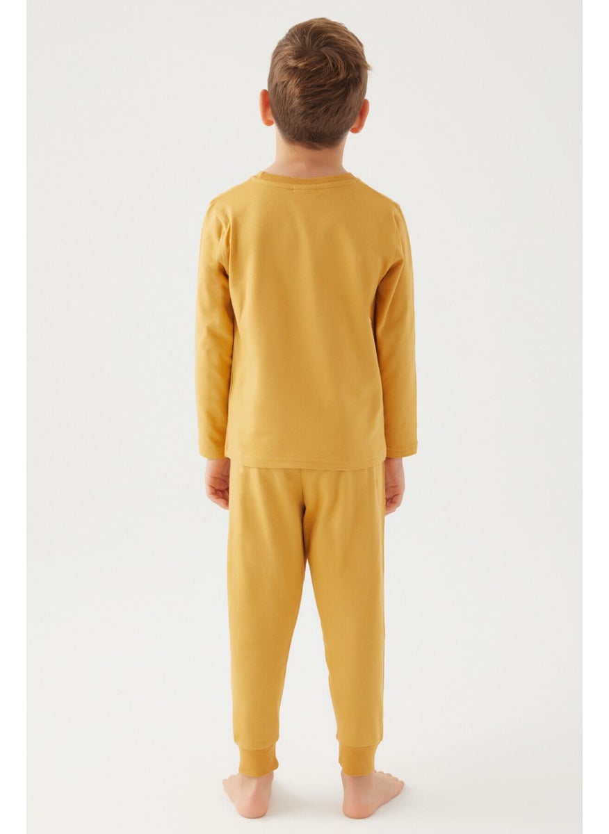 Boys' Two-Piece Set Dark Mustard