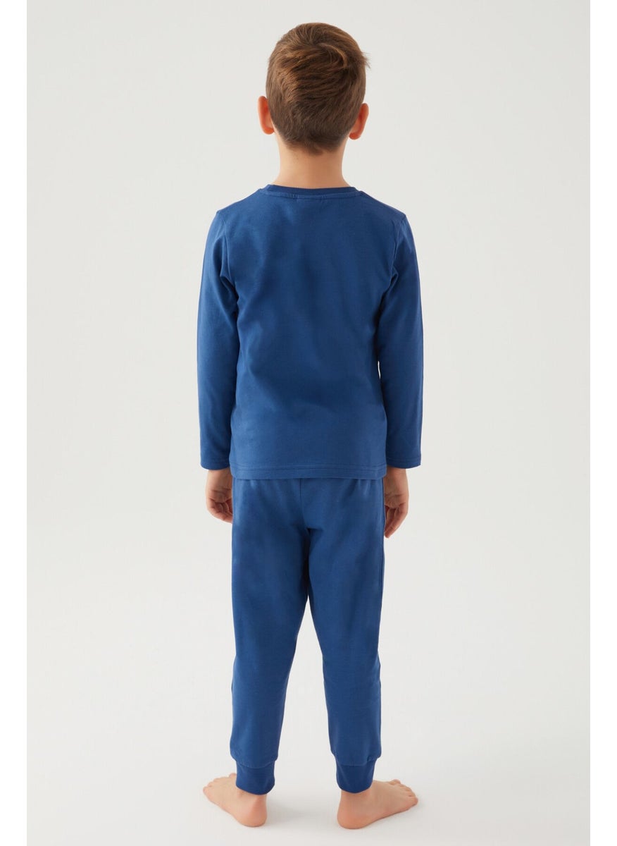 Boys' Two-Piece Suit Dark Indigo