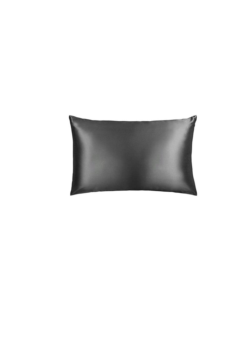 R2R FURNITURE Comfio Charcoal Silk Pillows (2 Pieces) 90x50 cm