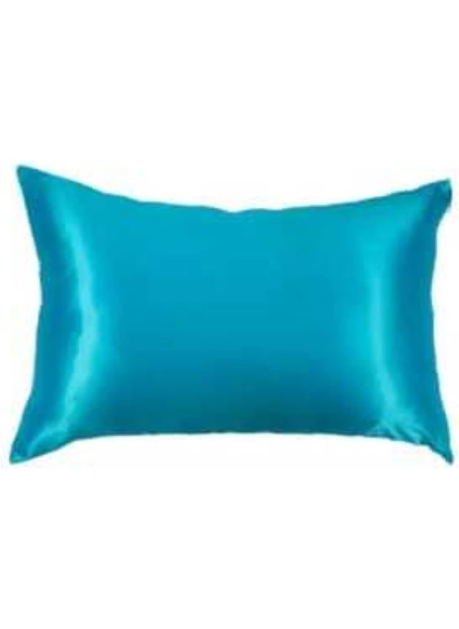 R2R Furniture Cloudy Pure Silk Blue Pillows 2 Pieces (90X50 Cm)