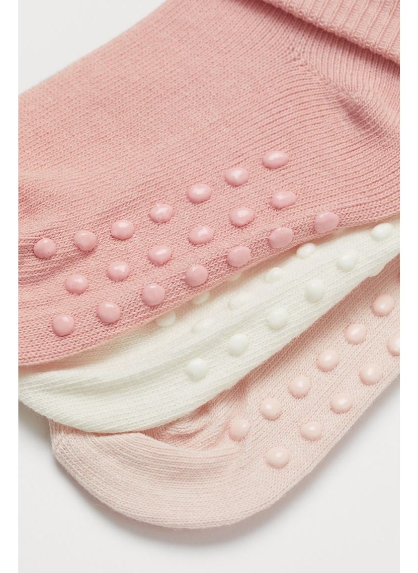 6-Piece Organic Cotton Non-Slip Children's Socks