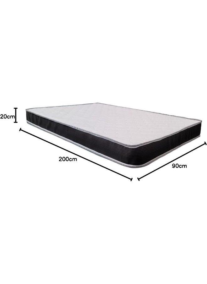 Luxury Black Orthocloud Medical Mattress (90 X 200, 10)