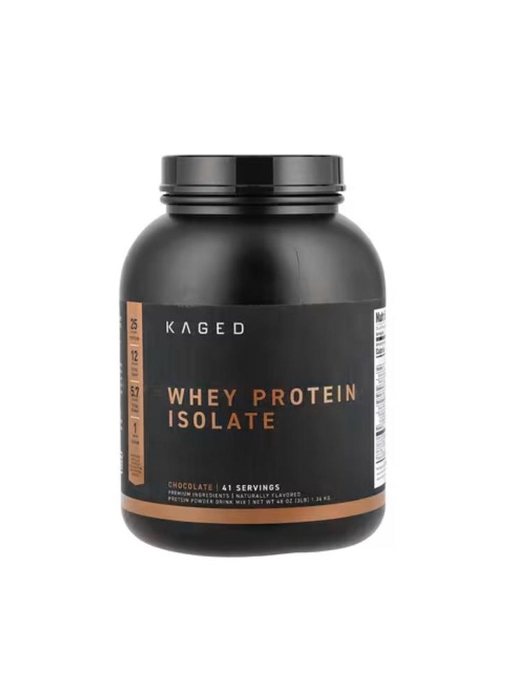 Kaged Muscle Whey Protein Isolate Chocolate 3 lb (1.36 kg)