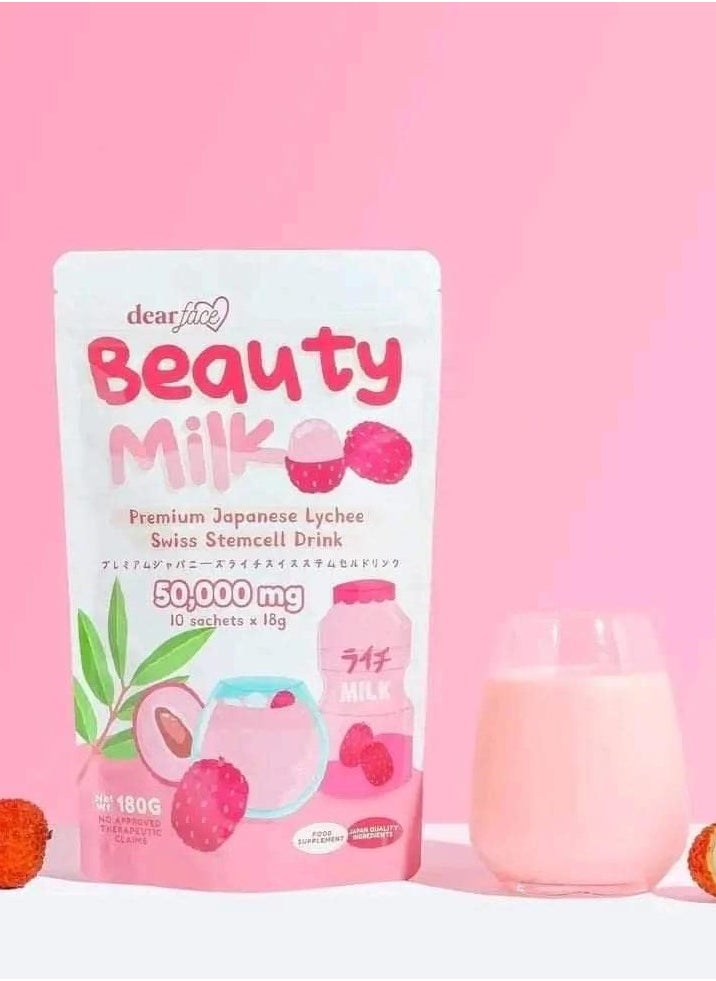 Beauty Milk Premium Japanese Lychee Swiss Stemcell Drink